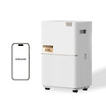DREAME DD20 Deumidificatore con Deumidificazione da 20L, Antibatterico al Plasma, Controllo Intelligente dell’Umidità, Riduz. Rumore a 5 Strati, Doppio Scarico Flessibile